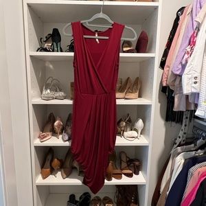 Burgundy/wine dress